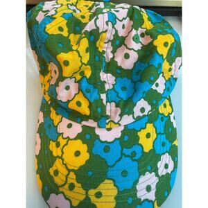 BAGGU Baseball Cap in Flowerbed Print - Brand New!